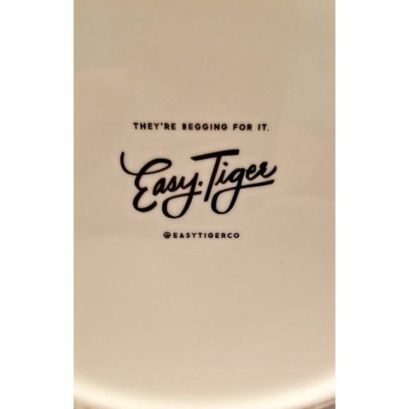 "Hungry Hungry Doggo" Dog Treat Cookie Jar Easy Tiger Co. 8" x 6" Air Tight Lid - Picture 3 of 8